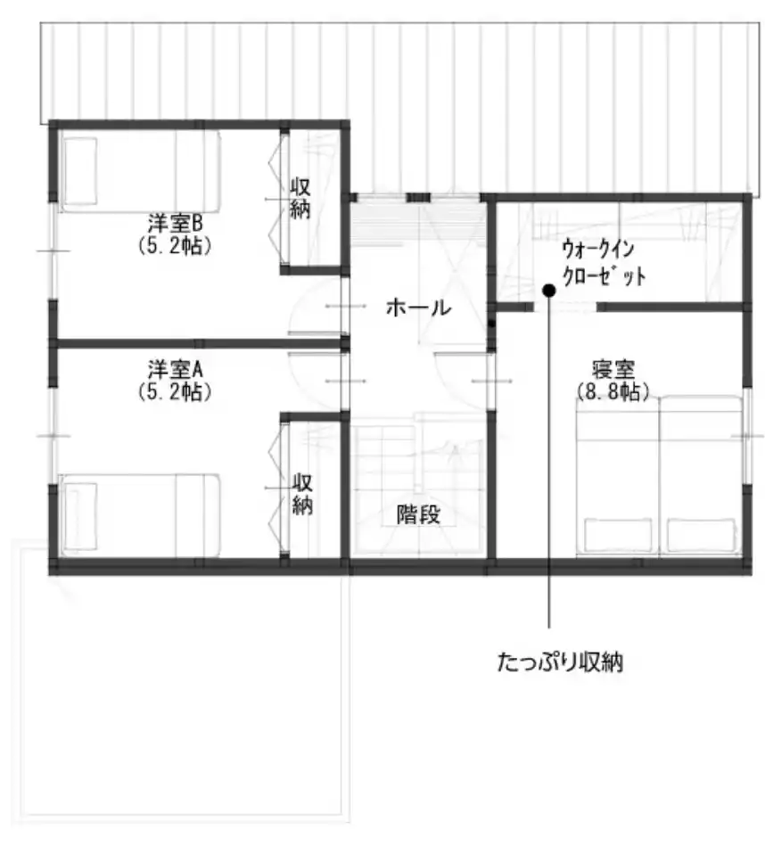 間取り２Ｆ画像