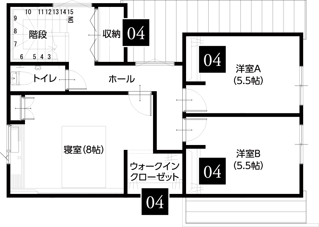 間取り２Ｆ画像