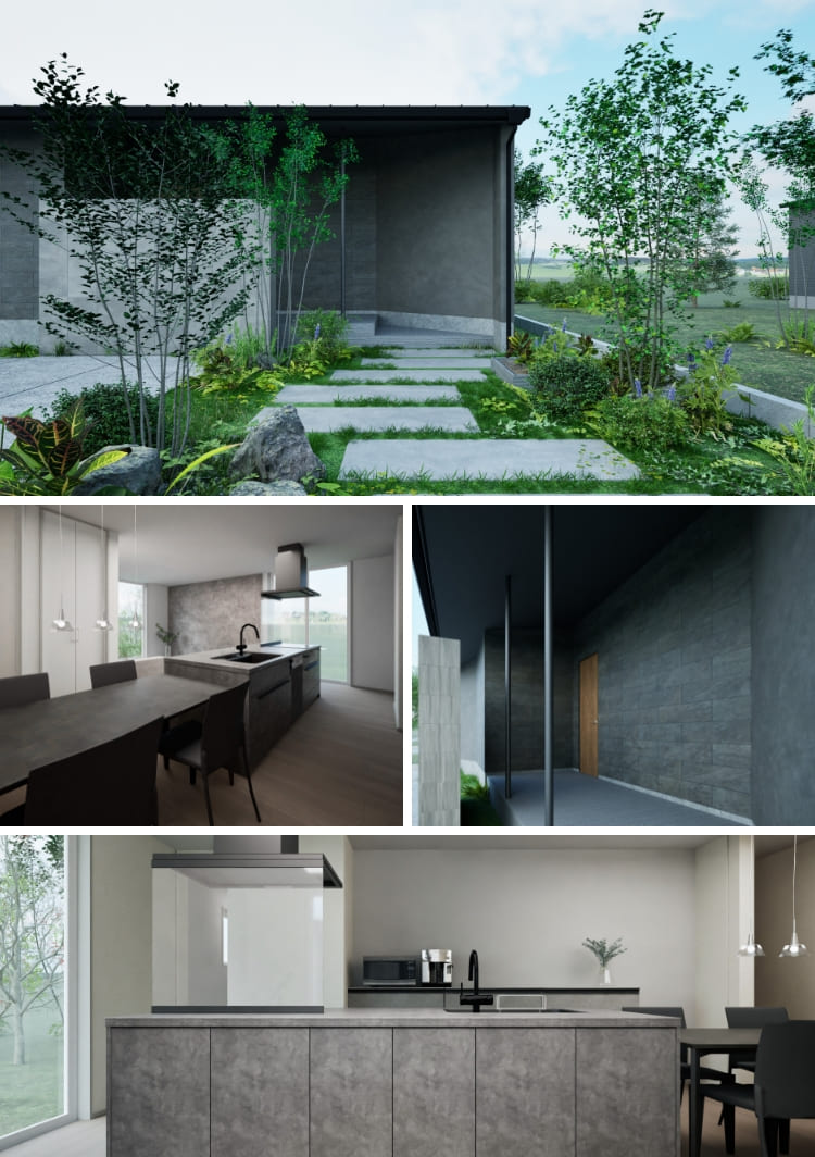 上越土橋［平屋］モデルハウス 外観