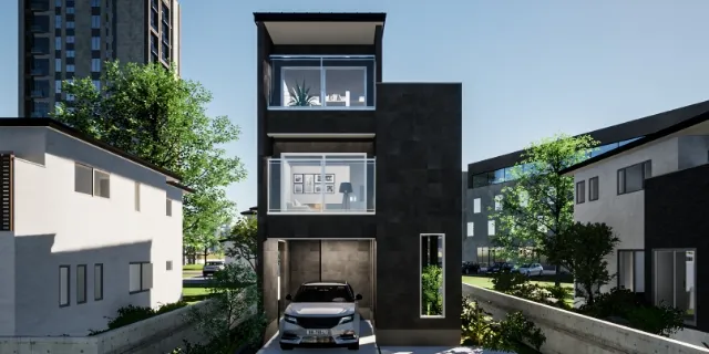 ゆとりある間取りの３階建て住宅VISTA（ヴィスタ）