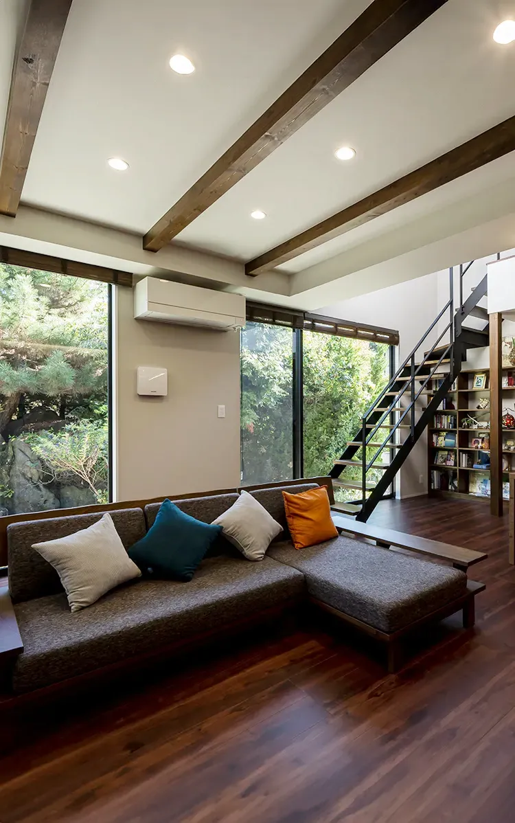 快適を極めた家の内装事例写真